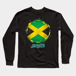 jamaica cultural design Long Sleeve T-Shirt